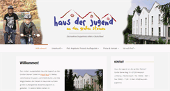 Desktop Screenshot of haus-der-jugend.eu